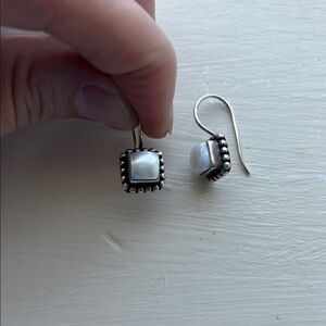 Silpada Sterling Silver Earrings w/Mother of Pearl